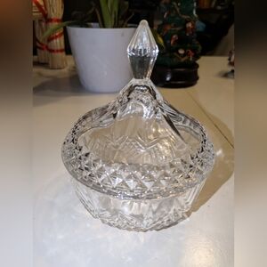 Verrerie Cristallerie D'arques 1 Fontenay Made in France Crystal Candy Dish